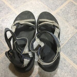 Teva Women's Black and Gray Sport Sandals